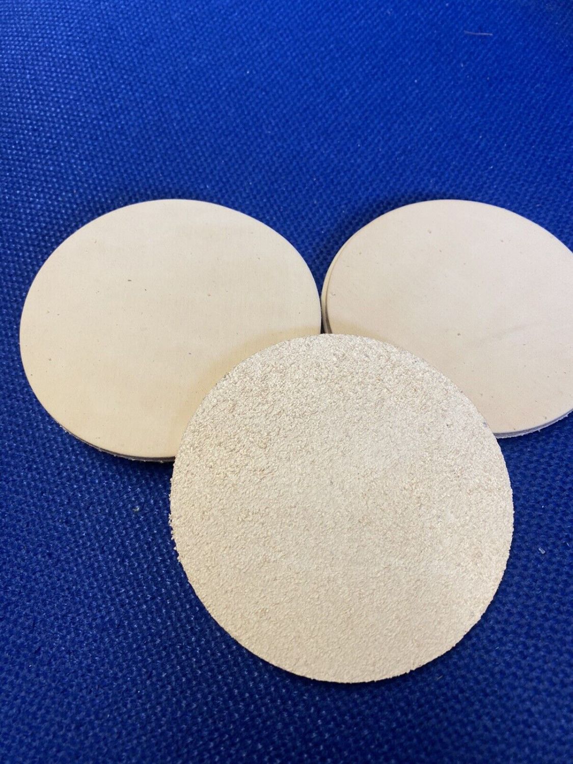 Leather Coasters - Nat Veg - Round or Square 90mm (3.1/2